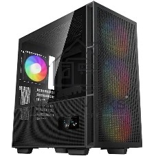 Компьютерный корпус DeepCool CH560 Digital черный (R-CH560-BKAPE4D-G-1) (ATX, без БП, 2хUSB, с окном)