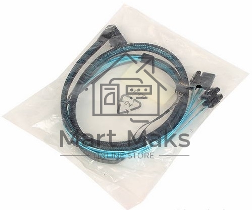 Кабель ACD-RA8643-SATASB-08M, Internal SFF8643-to-4*SATA+SB ( HDmSAS (ПРЯМОЙ) -to- 4*SATA+SideBand ) 75cm (аналог LSI00410, LSI00409, 2279800-R) (6705170)