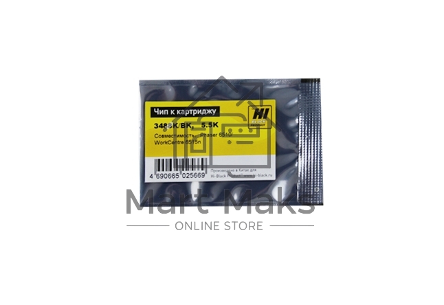 Чип Hi-Black к картриджу Xerox Phaser 6510/WC 6515 (06R03488), Bk, 5,5K