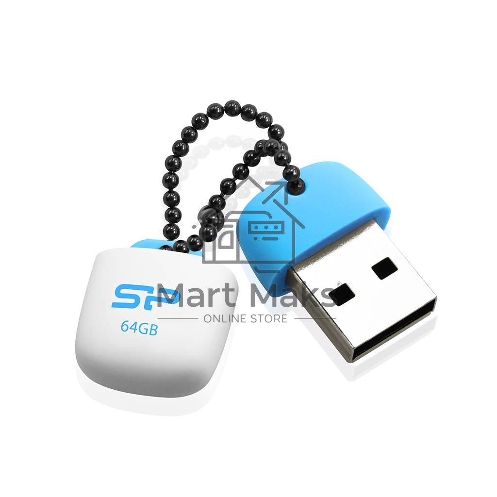 Флешка USB R/W 16GB Silicon Power Touch T07, USB 2.0, Голубой