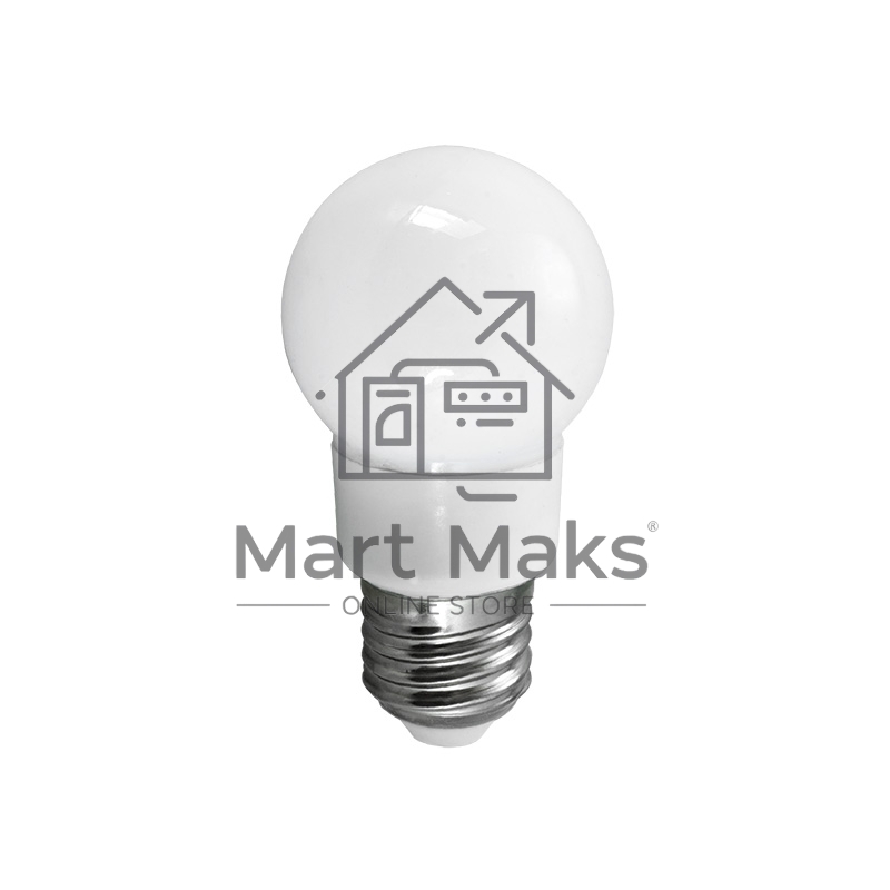 Лампа шар e27 9 LED Ø50мм RGB