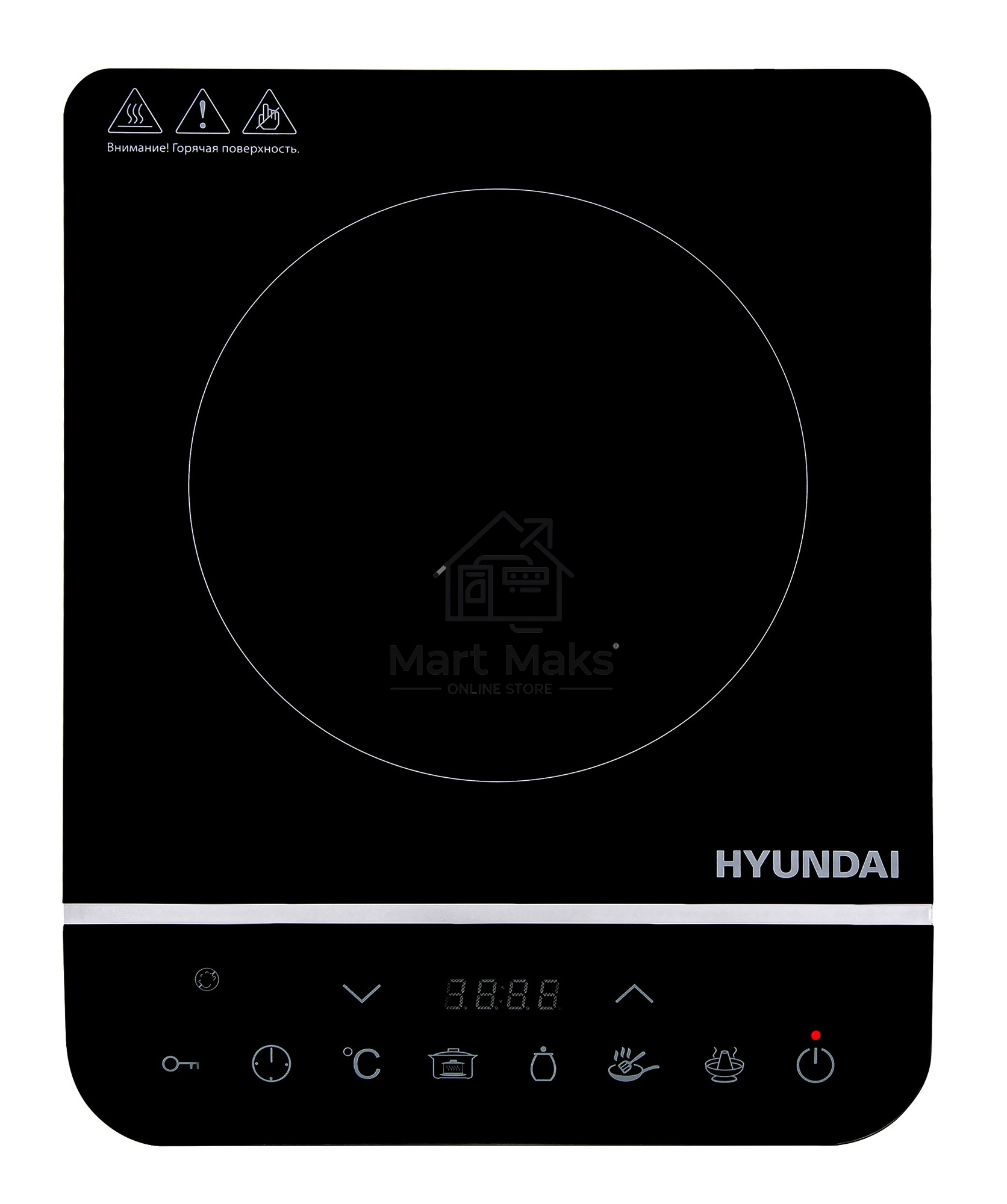Электрическая плитка Hyundai HYC-0104 черный стеклокерамика (настольная)