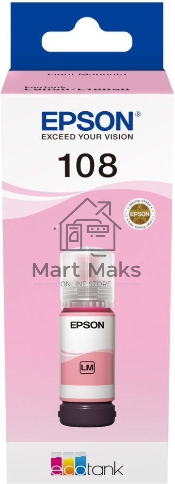 Контейнер с светло-пурпурными чернилами EPSON C13T09C64A
