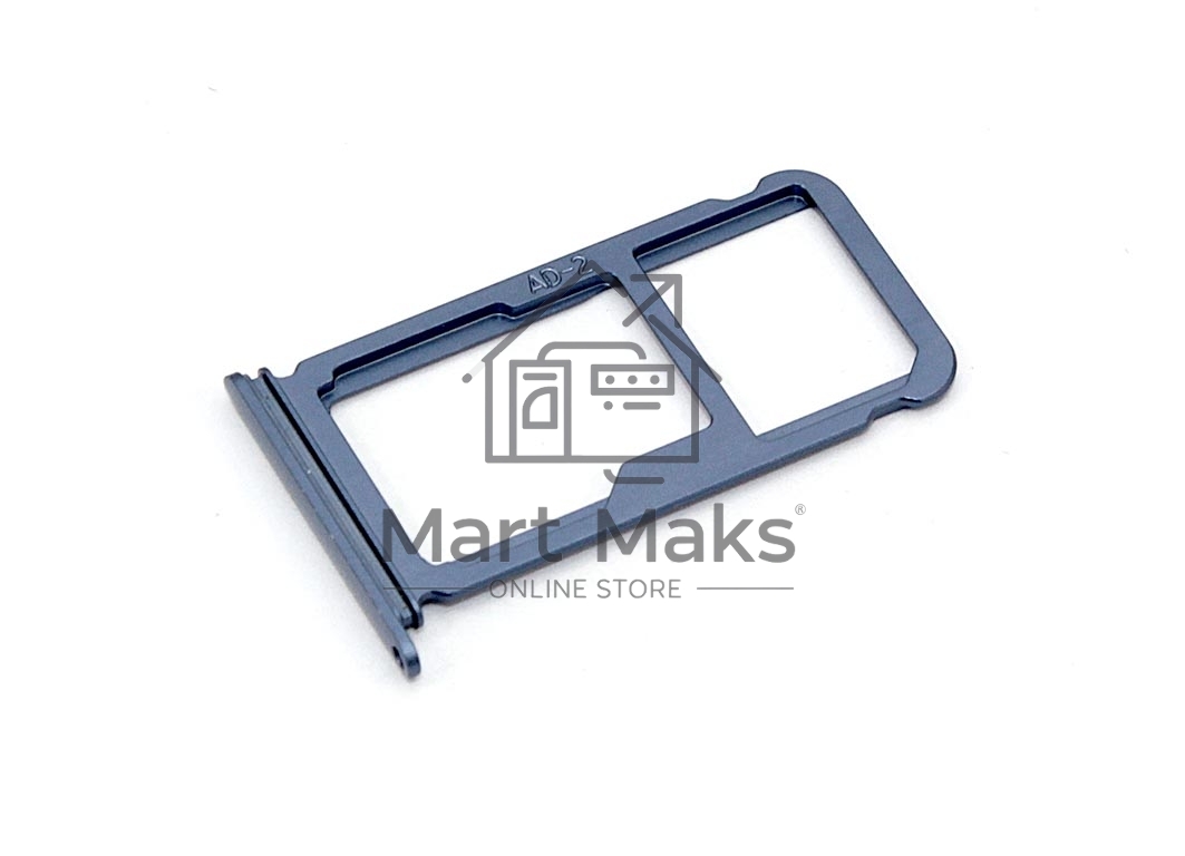 Лоток для SIM-карты Huawei P10 Plus синий