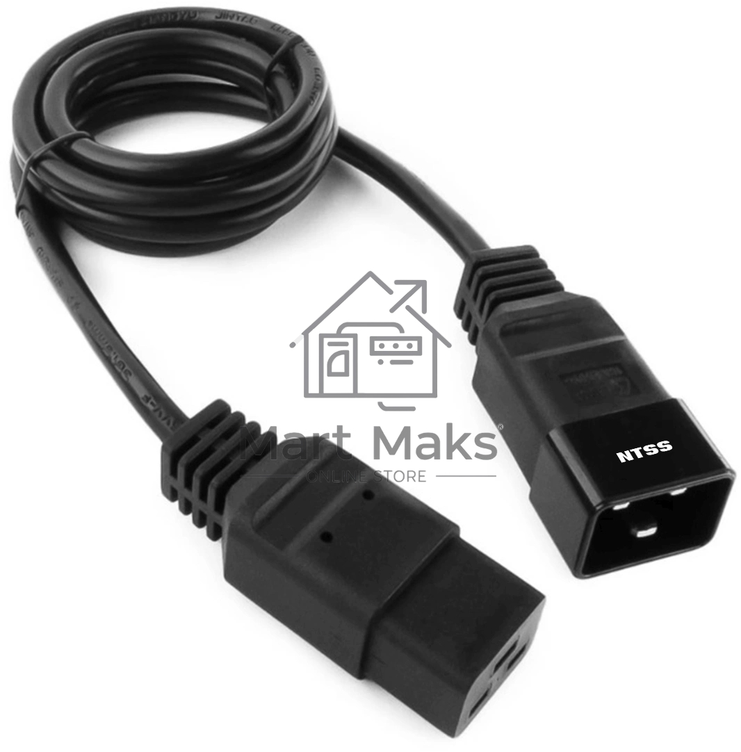 Шнур питания NTSS NTSS-PC19202 C19-C20 проводник.:3x1.5мм2 3м 220/250В 16А черный