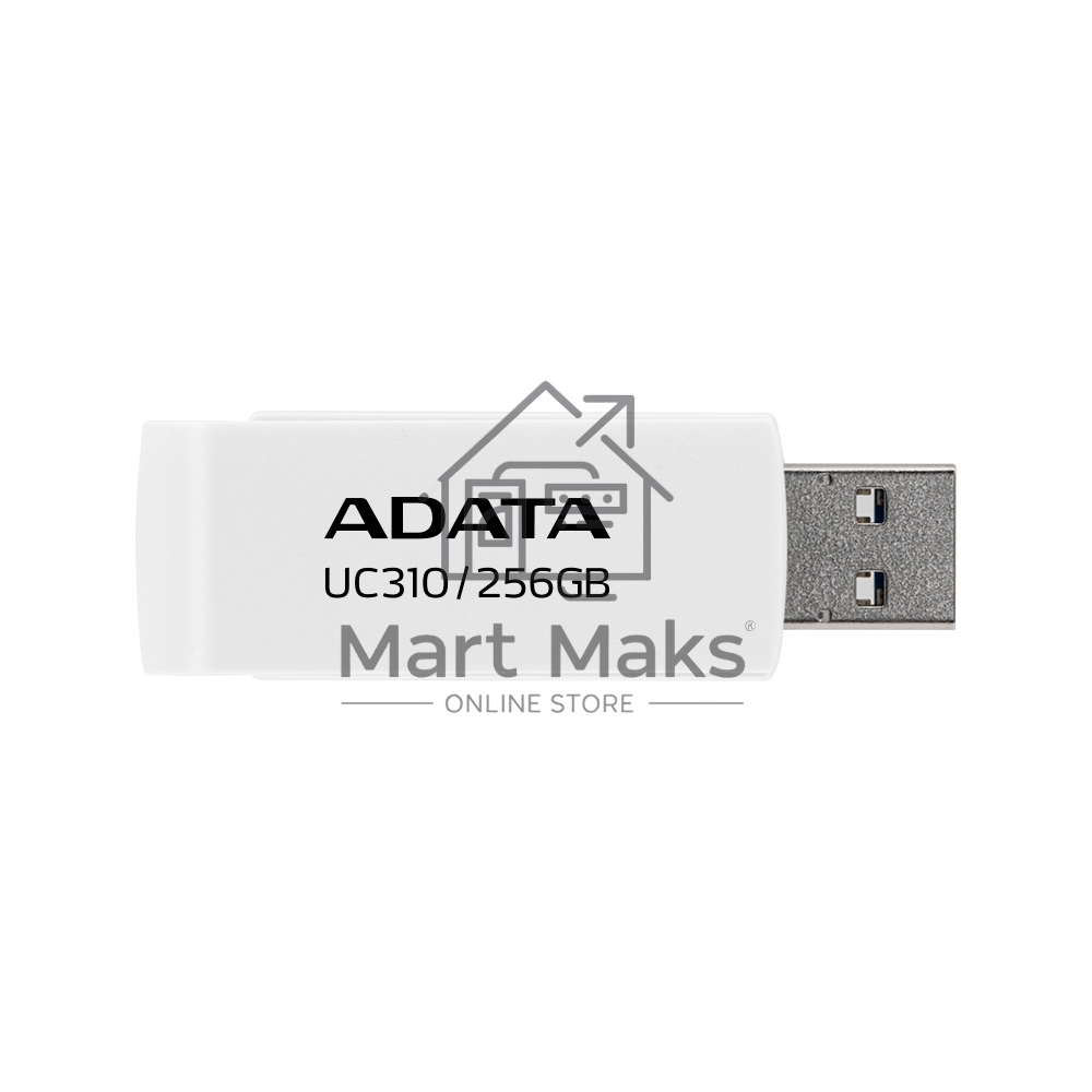 Флешка USB ADATA R/W 256GB USB 3.2 Gen1 UC310-256G-RWH White