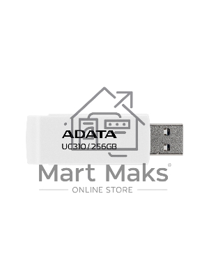 Флешка USB ADATA UC310 (UC310-256G-RWH), 256Gb, USB 3.2 Gen1, R/W 100/30, белый