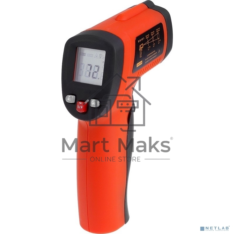 Пирометр инфракрасный ADA TemPro 550 (от -50°С до 550°С) Точность ±1.5°С