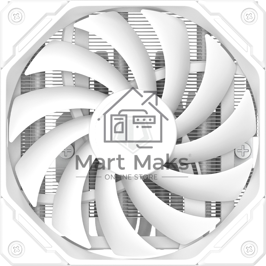 Устройство охлаждения(кулер) ID-Cooling IS-67-XT белый 120мм алюминий+медь 2200rpm 35db 4-pin 150W 67мм