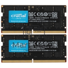 Оперативная память Crucial, DDR5, 16GB (1x16 GB), 4800 MHz, CL40, DIMM