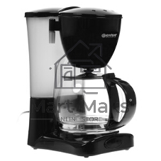 Кофеварка капельного типа Endever Costa-1044, мощность 800 Вт, -стальной/черный, объем 1,5л, LCD дисплей, по 4 шт/уп