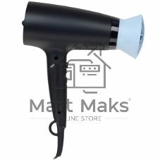 Фен Philips BHD360/20 черный/синий, 2100 Вт, ионизация