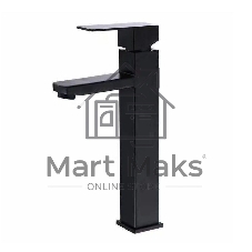 Тумба Bau Dream Blackwood 50 с дверцей, раковина BAU Spectrum mini 47х24 смеситель для раковины высокий Hotel Black, черный