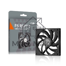 Кулер для корпуса Case Cooler PCCooler F5 R12015 BK (120x120x15mm, 4-pin PWM, 68CFM, 35dBA, 2200RPM, Black)