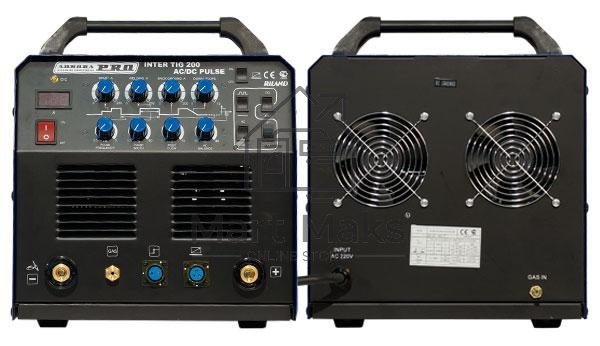 Инвертор сварочный AURORA PRO INTER TIG 200 AC/DC PULSE Mosfet 6.2кВт 220В TIG/MMA 10-200А