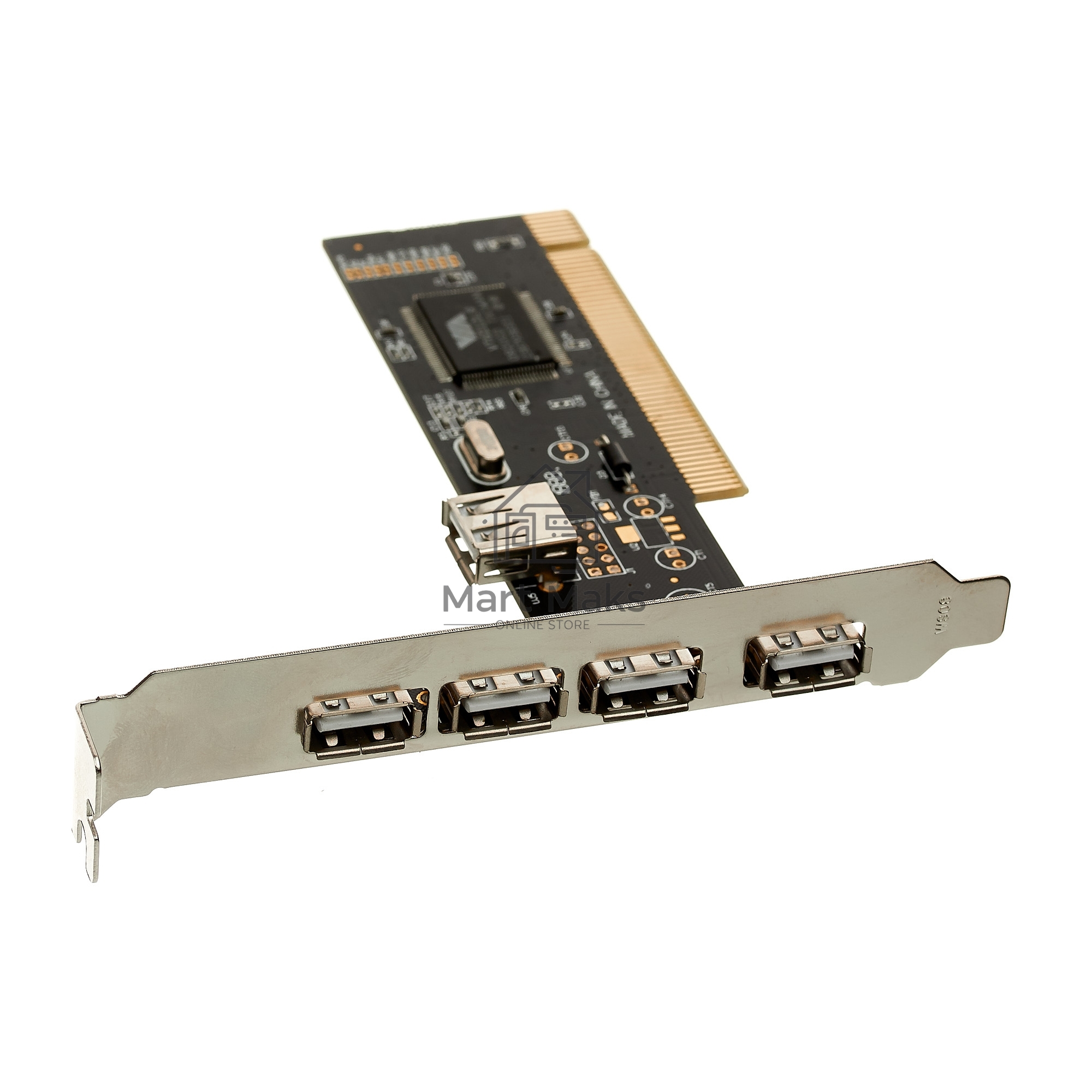 Контроллер Exegate EXE-352 PCI, 4*USB2.0 ext + 1*USB2.0 int (OEM) EX281227RUS