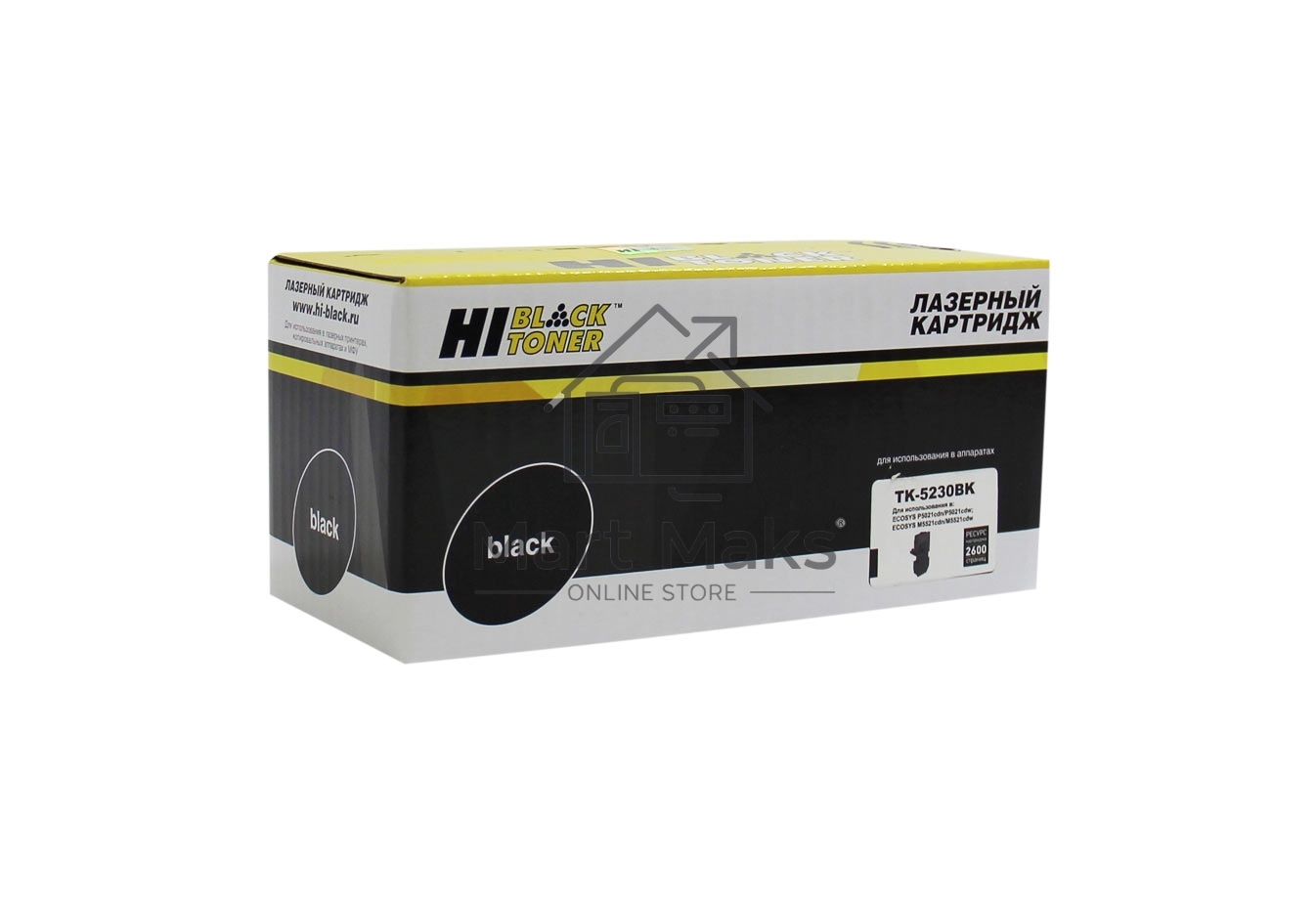 Тонер-картридж Hi-Black (HB-TK-5230Bk) для Kyocera P5021cdn/M5521cdn, Bk, 2,6K