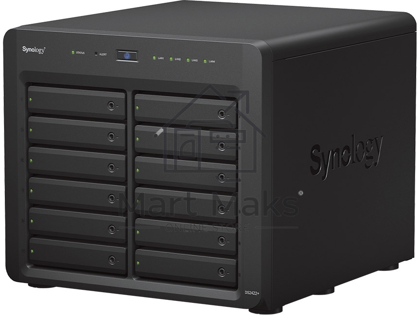Модуль расширения Synology Expansion Unit for DS3622xs+,DS2422+/upto 12hot plug HDDs SATA(3,5' or 2,5')/1xPS incl Infiniband Cbl''