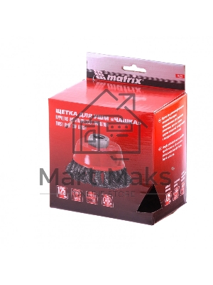 Щетка Matrix для УШМ, 125 мм, М14, 