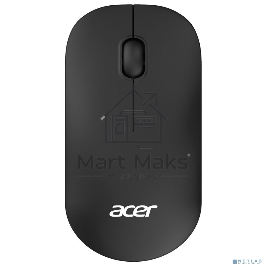 Мышь беспроводная Acer OMR130 черный, 1200 dpi, радиоканал, USB, кнопки - 3