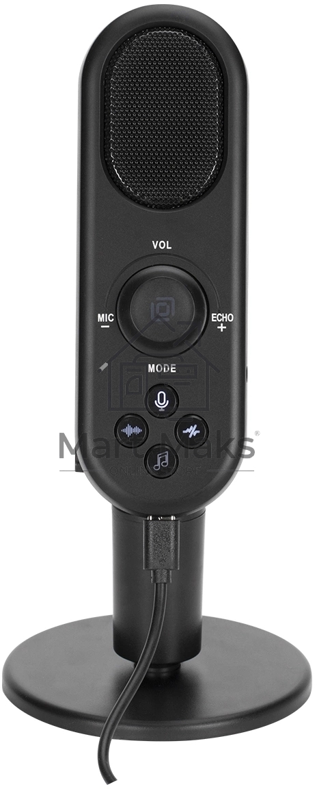 Микрофон проводной Оклик MP-M300 1.5м черный
