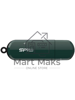 Флешка USB 16Gb Silicon Power LuxMini 320, USB 2.0, Зеленый