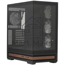 Компьютерный корпус ZALMAN P40 NAMU, ATX, черный, WINDOW, WOODEN ELEMENTS, 2xCombo(2.5” or 3.5”), 1xUSB TYPE-C, 2xUSB 3.0, SIDE 3x120мм ARGb, REAR 1x120мм ARGb