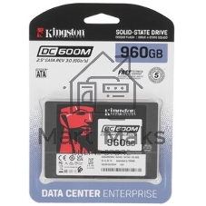 Накопитель SSD Kingston DC600M, 960 Gb, SATA III, R/W 560/530 МБ/с