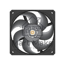 Кулер для корпуса Case Cooler PCCooler F9 R120 BK (120x120x30mm, 4-pin PWM, 114CFM, 42.7dBA, 3000RPM, Black)