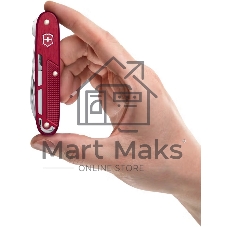 Нож перочинный Victorinox Synergy Alox (0.8216.20) 93мм 9функц. красный