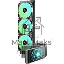 Система водяного охлаждения Deepcool LT360 Vision ARGB черный, алюминий/медь, 2500 об/мин, 33.66 дБ, 4 pin, 350 Вт