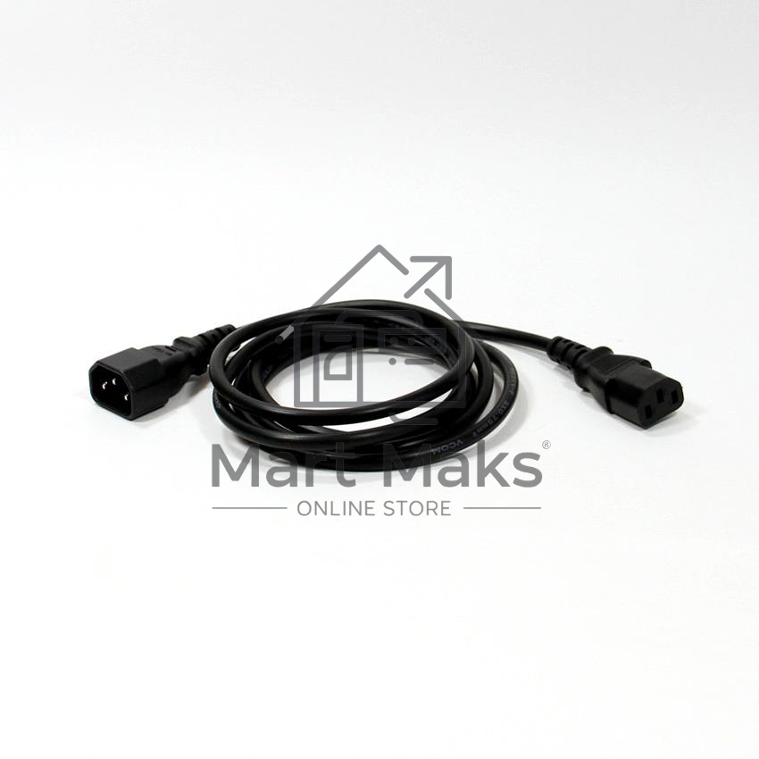 Кабель VCOM CE001-CU0.75-1.8 Кабель монитор - компьютер 220V (UPS -> устройство) VCOM <VDE> 3G*0.75mm (CE001-CU)1.8м