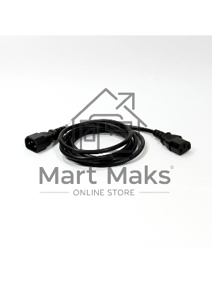 Кабель VCOM CE001-CU0.75-1.8 Кабель монитор - компьютер 220V (UPS -> устройство) VCOM <VDE> 3G*0.75мм (CE001-CU)1.8м