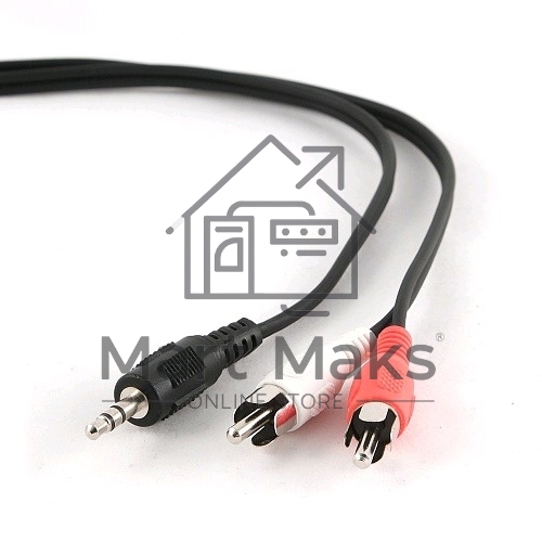 Кабель аудио Gembird Jack3.5 / 2xRCA, 2.5м