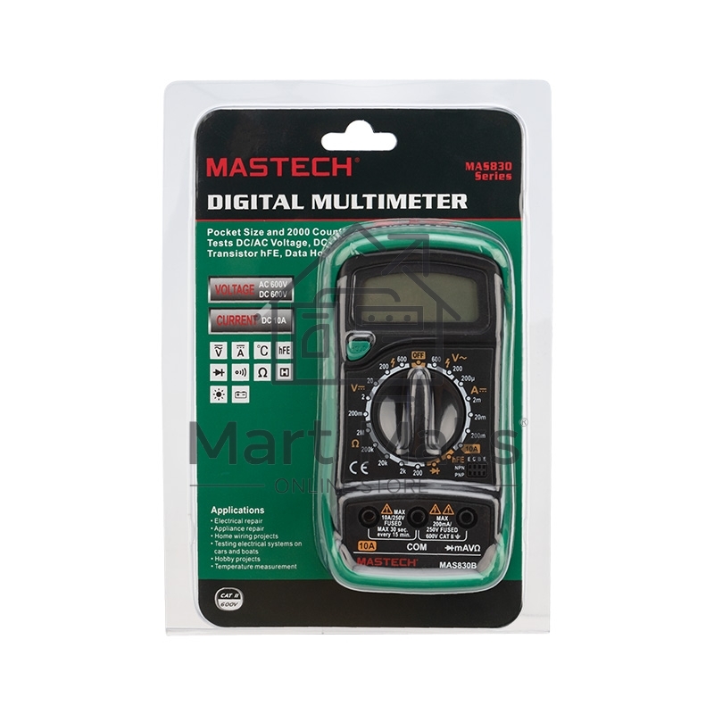 Портативный мультиметр MAS830B MASTECH