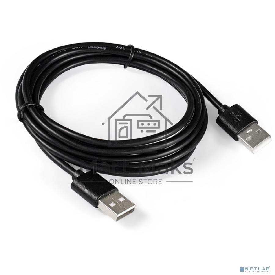 Кабель USB 2.0 ExeGate EX284930RUS EX-CC-USB2-AMAM-1.8 (Am/Am, 1,8м)