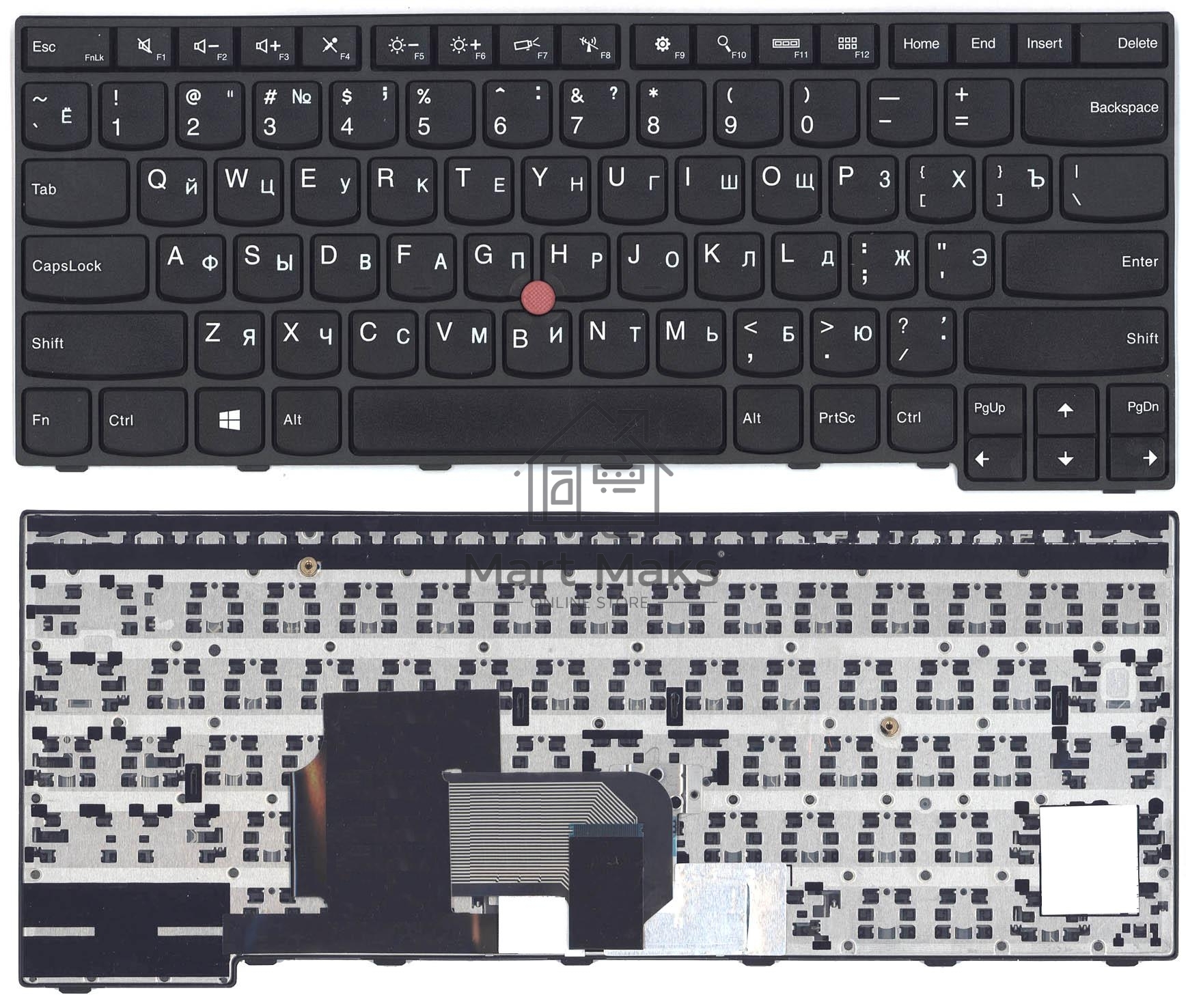 Клавиатура для ноутбука Lenovo ThinkPad E450 E455 E450C черная
