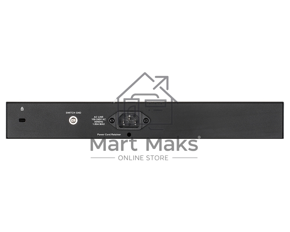 Управляемый L2 коммутатор D-Link DGS-1210-10MP/FL2A с 8 портами 10/100/1000Base-T и 2 портами 1000Base-X SFP (8 портов PoE 802.3af/at, PoE-бюджет 130 Вт)