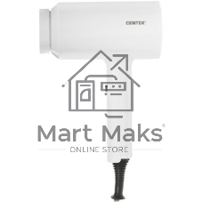 Фен Centek CT-2252 белый/черный, 1600 Вт, ионизация
