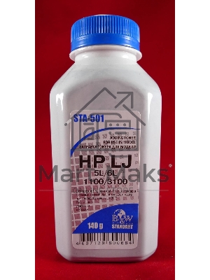 Тонер HP LJ 1100/1150/3100/5L/6L (фл,140г) B&W Standart фас России