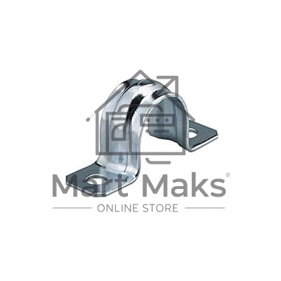 Скоба СМД 21-22 Rexant, двухлапковая для металлорукава, ø18 мм, 100 шт./уп.