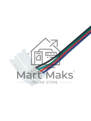 Коннектор питания (1 разъем) для RGB светодиодных лент шириной 10 мм LAMPER