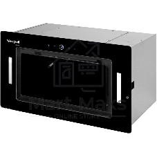 Вытяжка встраиваемая Weissgauff Aura 850 BL черный, 52 см, 850 куб. м/ч, 49 дБ